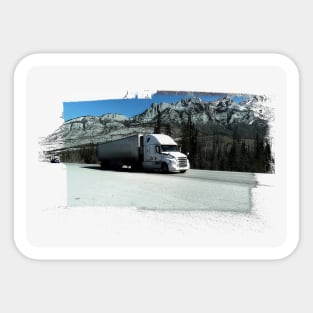 Rocky Mountain Hauler - Freight Truck Driver Sticker